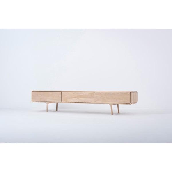 TV komoda iz masivnega hrasta s 3 predali Gazzda Fawn-image-2