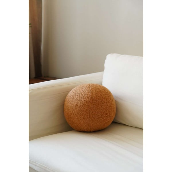 Okrasna blazina iz tkanine bouclé ø 20 cm Top – Mioli Decor-image-1
