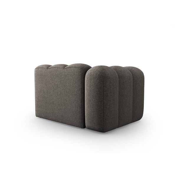 Temno siv modul za sedežno garnituro (levi kot) Lupine – Micadoni Home-image-3