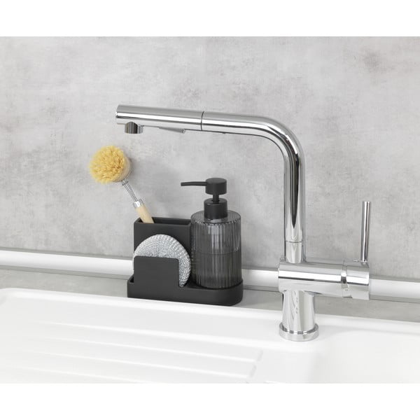 Črno držalo za detergent iz poliresina Pina – Wenko-image-1