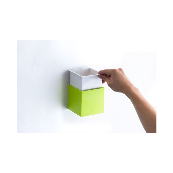 Stenska škatla Pixel Box, bela-image-2