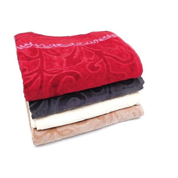 Rjava bombažna brisača 70x140 cm Skyline – JAHU collections-image-3