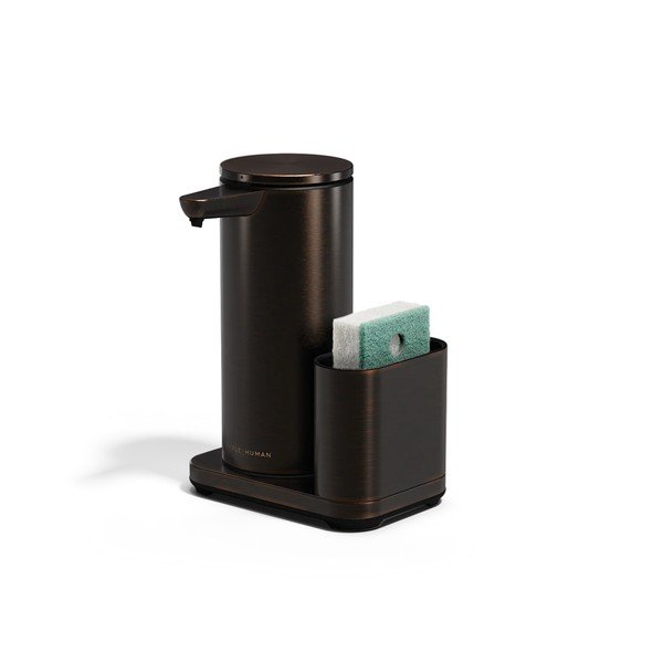 Kovinsko avtomatsko držalo za detergent v bronasti barvi – simplehuman