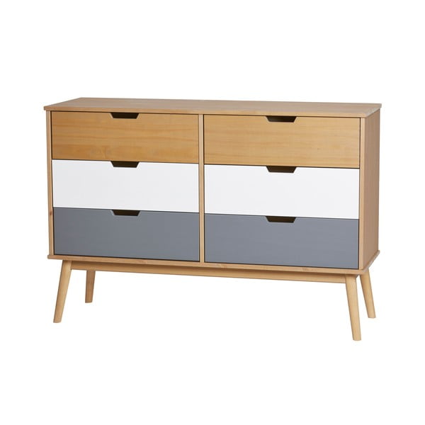 Komoda iz masivnega borovega lesa Marckeric Cusco, širina 120 cm-image-2