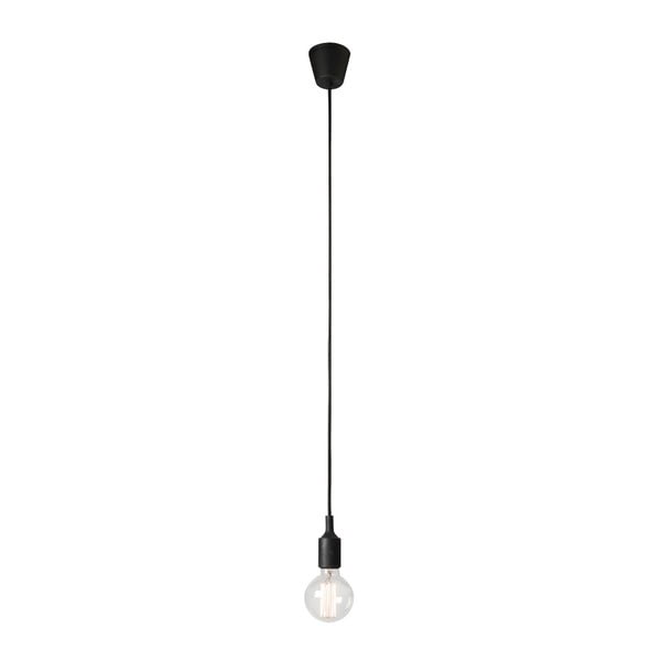 Črna viseča svetilka brez senčila SULION Komo