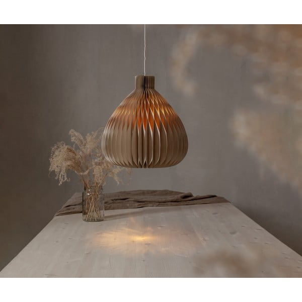 Svetlo rjavo senčilo ø 38 cm Honeycomb – Star Trading-image-4