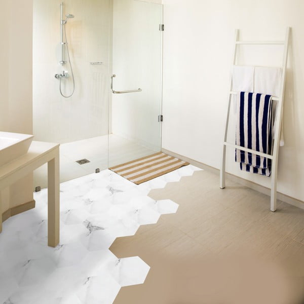 Komplet 10 talnih nalepk Ambiance Hexagon-image-2