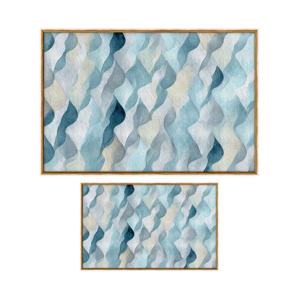 Modre kopalniške preproge v kompletu 2 ks 60x100 cm – Foutastic