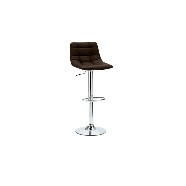 Temno rjavi vrtljivi barski stoli v kompletu 2 ks 88 cm Mario – Furnhouse