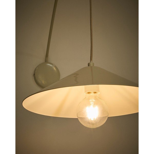 Kremno bela stenska svetilka ø 35 cm Kally – Kave Home-image-3