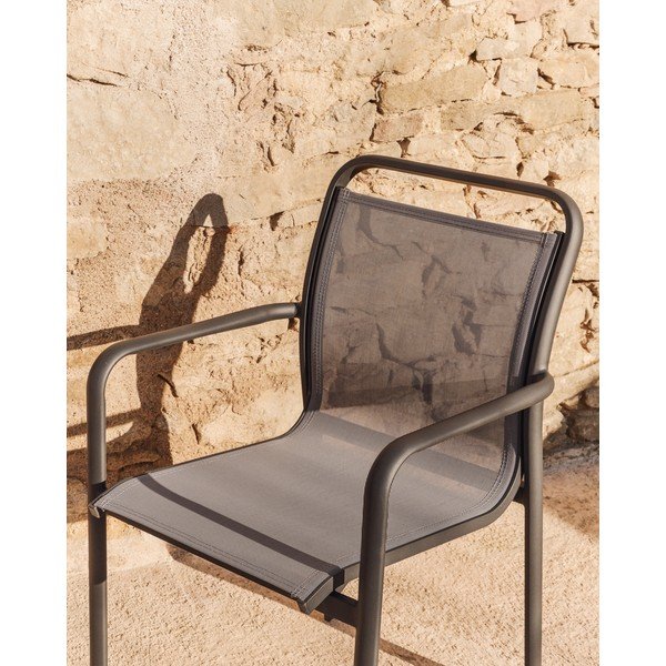 Temno siv vrtni stol Luri – Kave Home-image-2