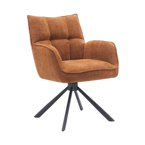 Oranžni oblazinjeni jedilni stoli v kompletu 2 ks Marilla – Unique Furniture-image-3