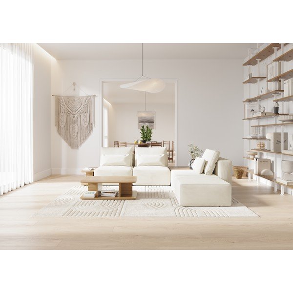 Kremno bela sedežna garnitura 290 cm Riposo Ottimo – Sit Sit-image-1