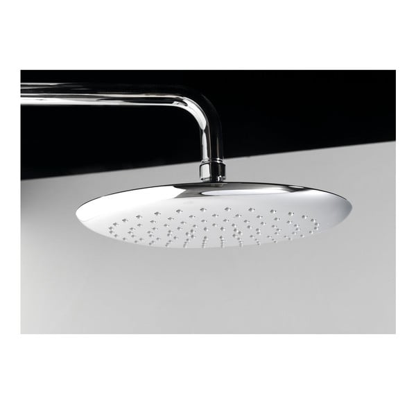 Medeninasta tuš garnitura v sijajno srebrni barvi s termostatsko armaturo s prho za glavo in ročno prho 131 cm Solaris – Sapho-image-4