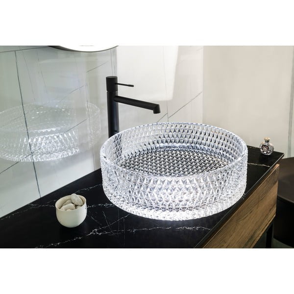 Steklen okrogel umivalnik ø 39,5 cm Maragua – Sapho-image-2