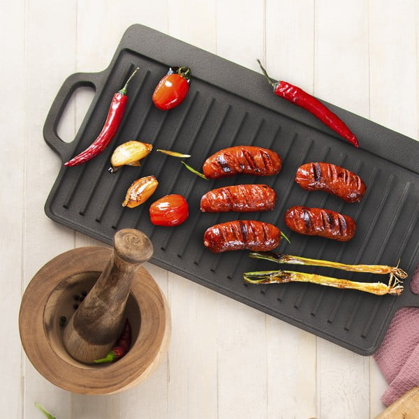 Litoželezena plošča za žar 23x45,5 cm LITINA – Orion-image-1