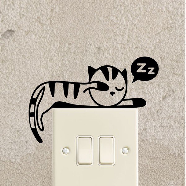 Ambiance Sleeping Kitten nalepka