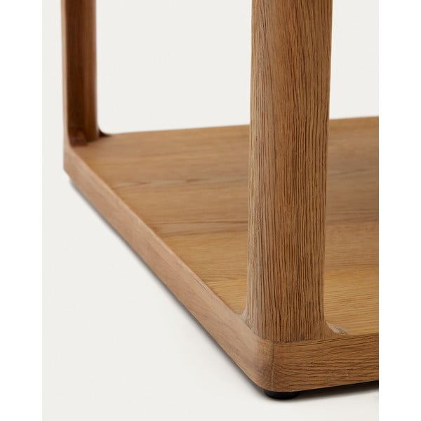 Mizica v hrastovem dekorju v naravni barvi 65x140 cm Maymai – Kave Home-image-3