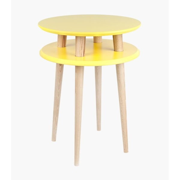 Zložljiva miza UFO 61x45 cm, rumena