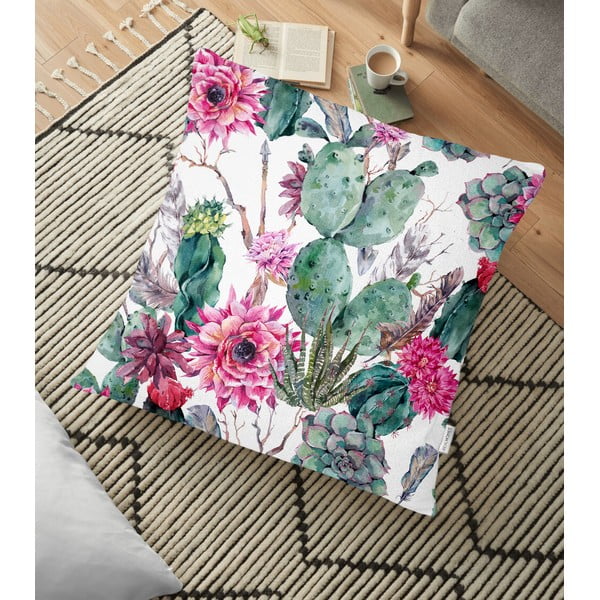 Prevleka za vzglavnik iz mešanice bombaža Minimalist Cushion Covers Bloom, 70 x 70 cm