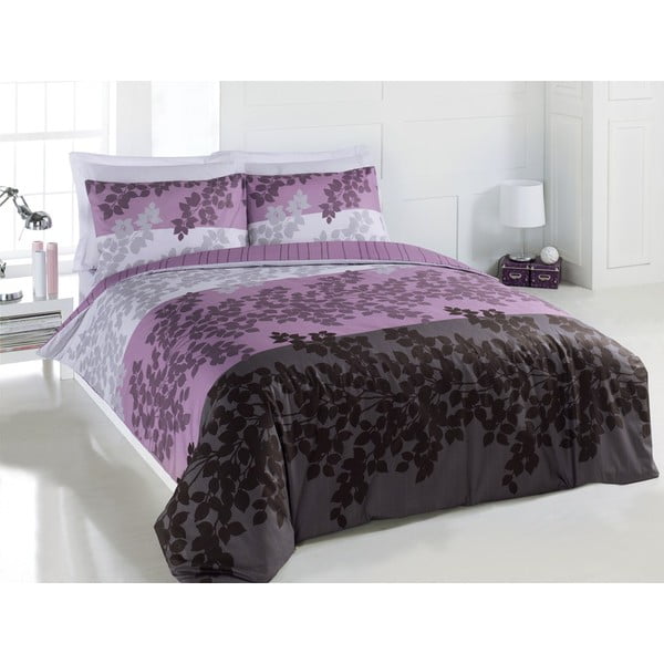 Vključeno posteljno perilo Serenity Lilac, 160x220 cm z rjuho