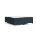 Temno modra boxspring postelja s prostorom za shranjevanje 200x200 cm Araya – Maison de Rêve