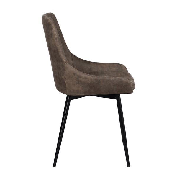 Rjavi jedilni stoli v kompletu 2 ks Sierra – Rowico-image-3