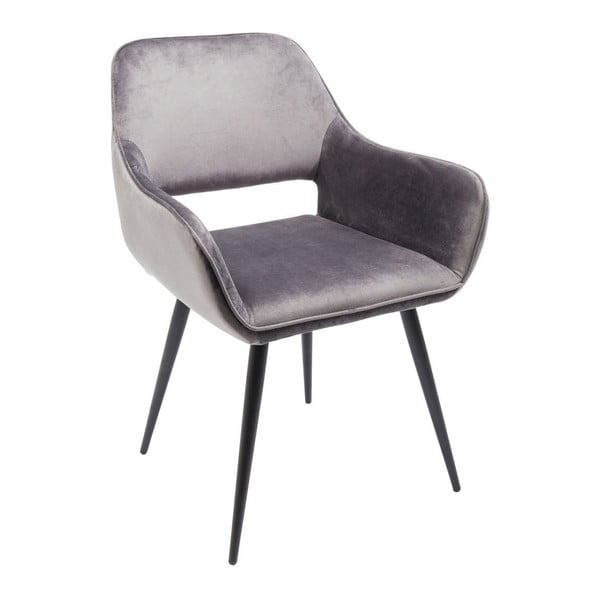 Komplet 2 sivih stolov Kare Design Francisco