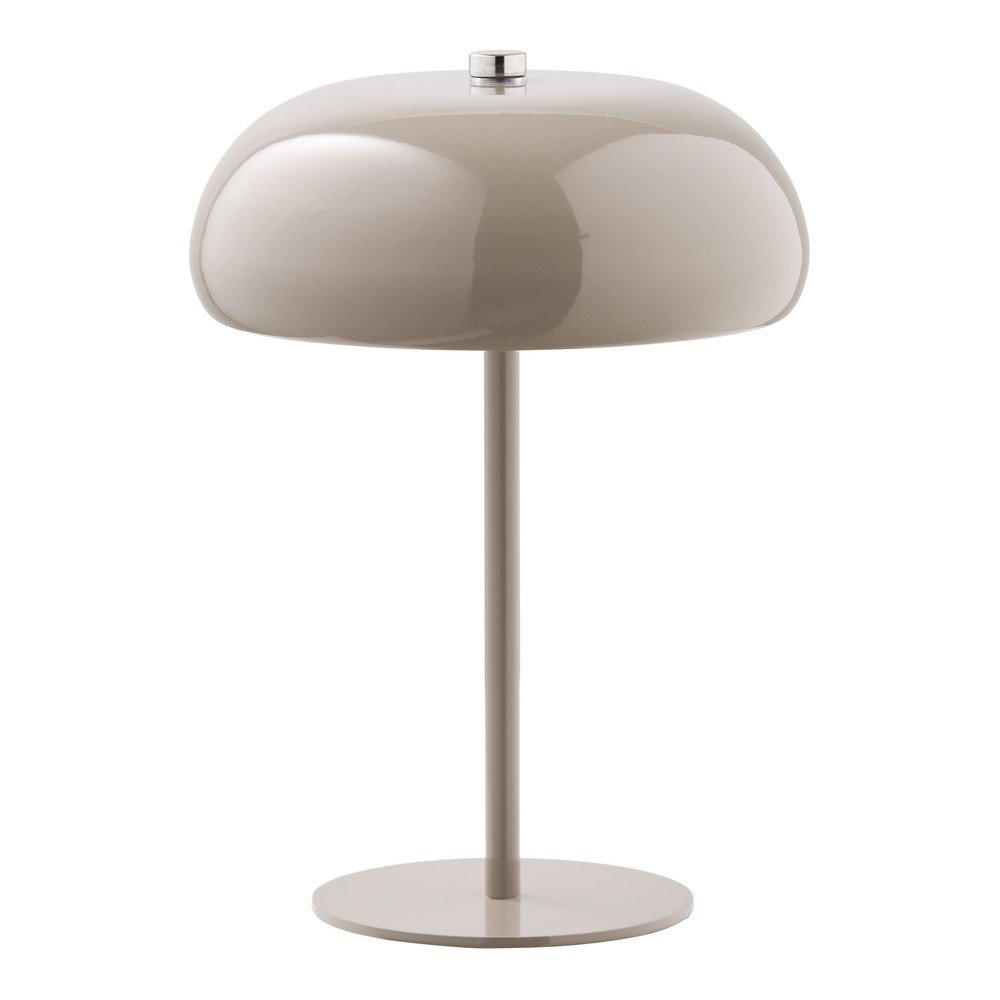 Sivorjava kovinska LED namizna svetilka (višina 23 cm) Margate