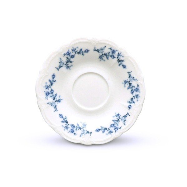 Bel/moder porcelanast čajni krožniček ø 12 cm Retro – BonBistro