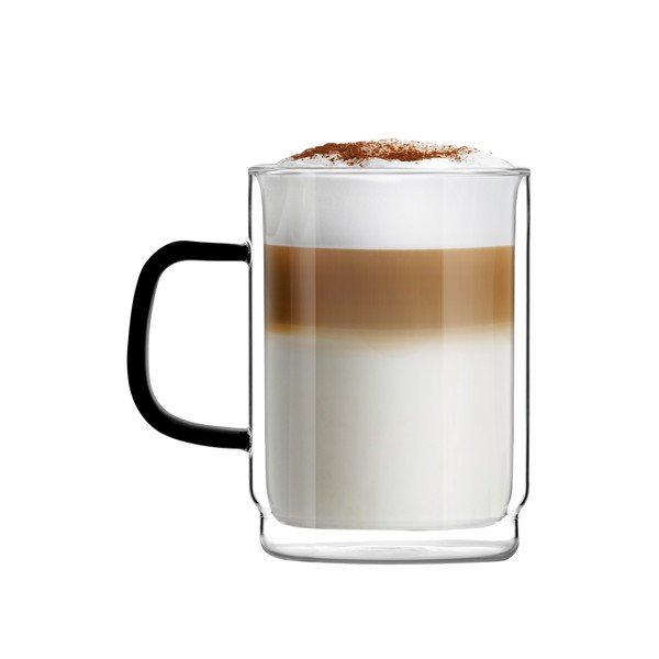 Steklene skodelice v kompletu 2 ks 350 ml Carbon – Vialli Design-image-3