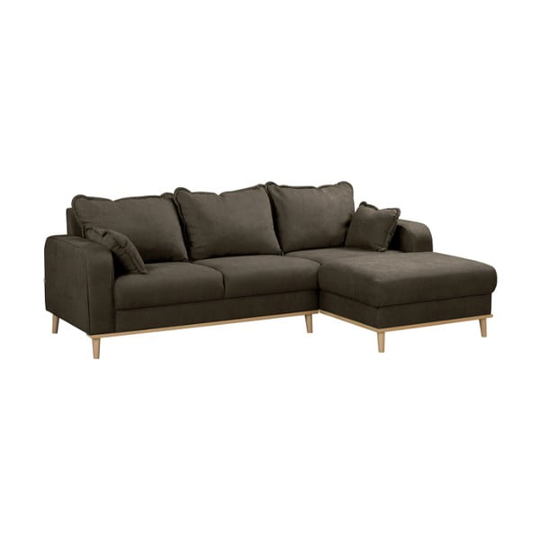 Rjava kotna sedežna garnitura (z desnim kotom) Beata – Ropez-image-3