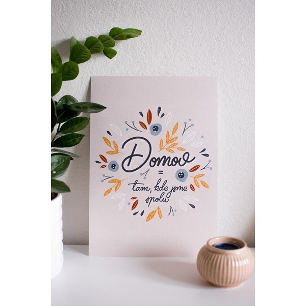 Print z motivom Home Printintin, format A4-image-1