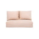 Kremno bela raztegljiva sedežna garnitura 120 cm Taida – Balcab Home