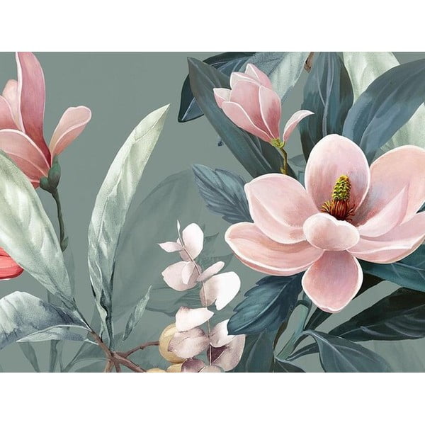 Zelena posteljnina iz organskega bombažaDescanso Rose, 140 x 220 cm-image-3