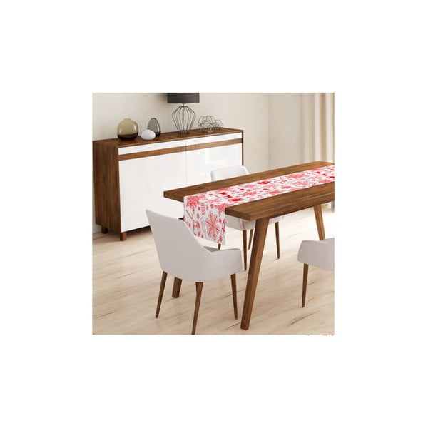 Komplet 4 božičnih prevlek za blazine in namizni tekač Minimalistične prevleke za blazine Nordic Knit-image-4