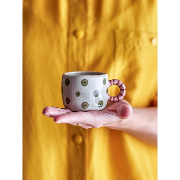 Zelena lončena skodelica za espresso 115 ml Nini – Bloomingville-image-1