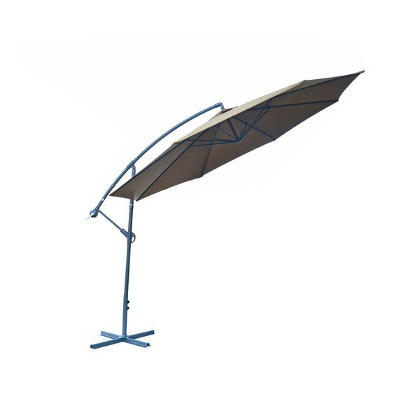 Rjavi senčnik ø 350 cm - Rojaplast-image-1