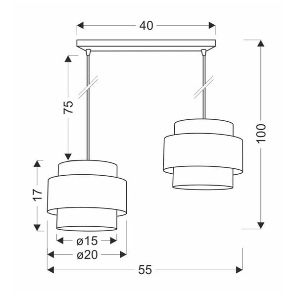 Bela/naravna viseča svetilka s senčnikom iz ratana ø 20 cm Rattan – Candellux Lighting-image-2