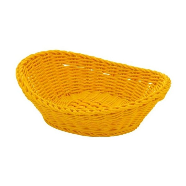 Košara Ovaler rumena, 23,5x16x6,5 cm