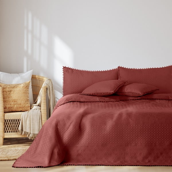 Rdeče pregrinjalo 200x220 cm Meadore – AmeliaHome-image-3