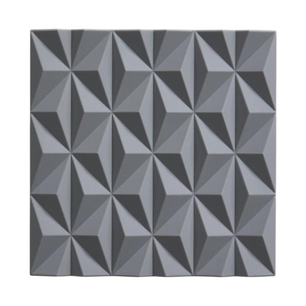 Siva silikonska podloga za vroče lonce Zone Origami Beak