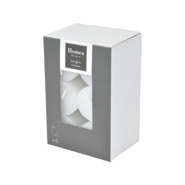 Sveče v kompletu 6 ks čas gorenja 6 h – Homéa-image-1