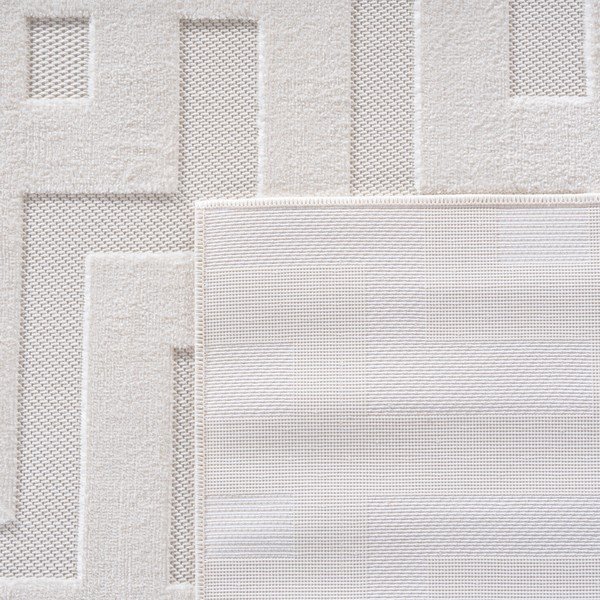Kremno bel zunanji in notranji tekač 80x150 cm Doha 1656 Cream – Ayyildiz Carpets-image-4