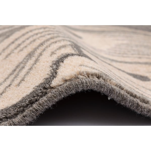 Siva/bež volnena preproga 200x300 cm Thea anthracite – Agnella-image-2