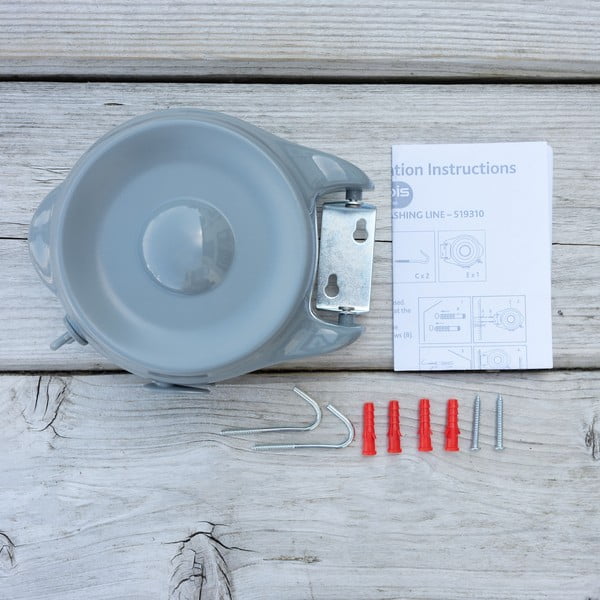 Sivo stensko stojalo za sušenje perila 30 m – Addis-image-3