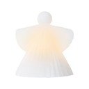 Bela svetlobna dekoracija ø 11,5 cm Asta – Sirius