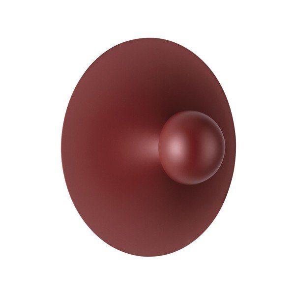 Bordo rdeča aluminijasta LED stenska svetilka Edem – Nova Luce