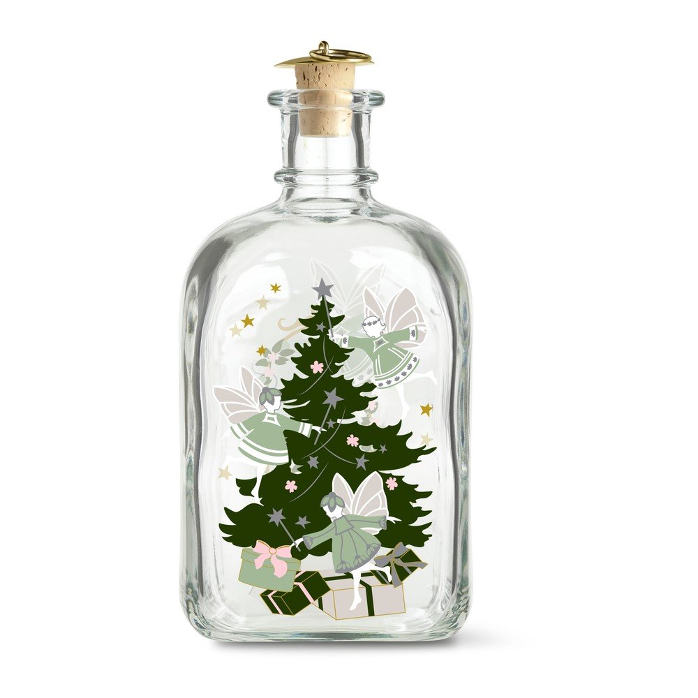 Steklena steklenica za vodo 730 ml Christmas