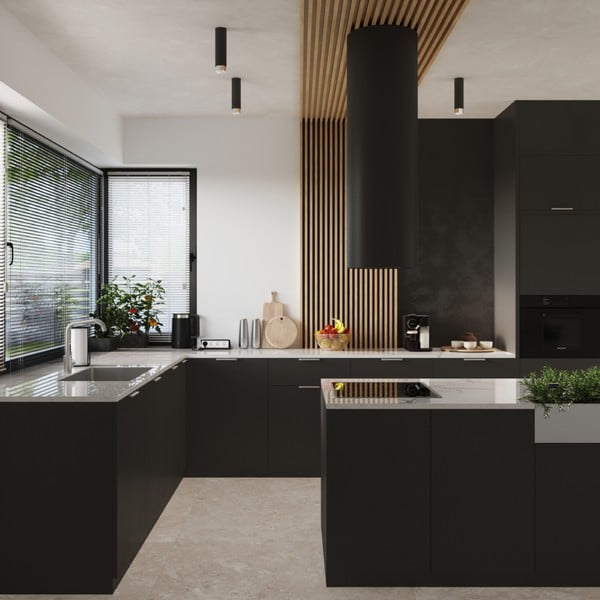 Črna/srebrna stropna svetilka Crown – Sollux-image-4